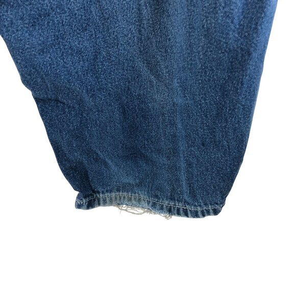 Carhartt B03 Denim Work Dungarees Jeans Cargo 42x30 Actual 39x28 - Picture 5 of 7